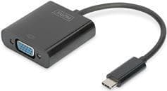 DIGITUS - Ekstern videoadapter - USB-C 3.1 - VGA - Sort (DA-70853)