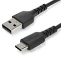 Miniatyrbillede 1 af 6: StarTech 1 m / 3,3 fod. USB 2.0 til USB C-kabel - Sort - Aramidfiber - USB-kabel - USB (M) lige til USB-C (M) lige - Thunderbolt 3 / USB 2.0 - 1 m - s