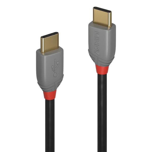 Lindy CROMO - USB-kabel - USB-C (M) till USB-C (M) - USB2.0 - 3 m (36873)