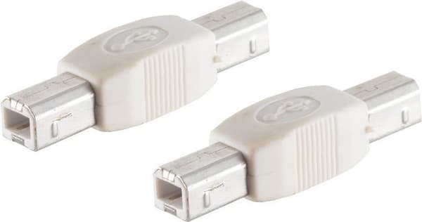 shiverpeaks BASIC-S USB-adapter USB-B-stik - USB B-stik, i en polypose med Euro-huller (BS77042)