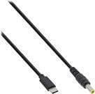 InLine - Strømkabel - USB-C (M) til DC-stik 5,5 x 2,5 mm (M) - DC 18 3,25A - 2,0 m - Sort (26676)