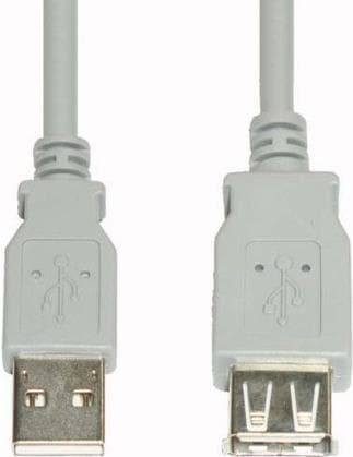 Epson USB 2.0/USB 2.0 - 5m 5m USB A USB A Hane Vit USB-kabel (CC 518/5)