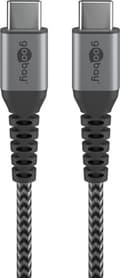 Pikkukuva 1 / 7: USB-C-USB-C-kaapeli - USB2.0 - jopa 20V/3A / nylon - 2 metriä