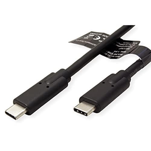 ROLINE 11.02.9071 USB-kabel 1 m USB 3.2 Gen 2 (3.1 Gen 2) USB C sort (11.02.9071)