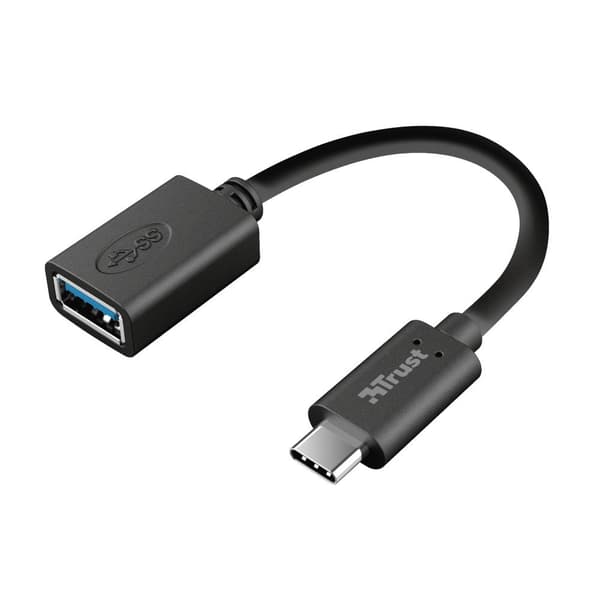 Trust Calyx - USB-C til USB-A adapter - Sort