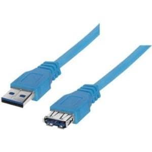 shiverpeaks USB 3.0 - 1.8m - 3.0 (3.1 Gen 1) - USB A - USB A - Hane/hona - Rak - Rak (BS77132)