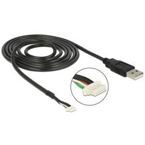 Delock-modultilslutningskabel USB 2.0 Type-A han > 5 pin kamera han V5 A 1,5 m (95987)