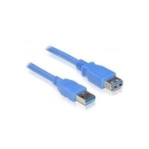 DeLOCK - USB-laajennus - USB-tyyppi A, 4-nastainen (M) - USB-tyyppi A, 4-nastainen (W) - 1,0 m (USB / USB2.0 / USB3.0) (82538)