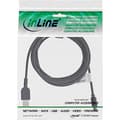 Miniatyrbillede 2 af 2: INLINE - Strømkabel - USB-C (M) til strømstik (11 mm x 11 mm x 4,5 mm) (M) - DC 18 - 20 V - 3,25 A - 2 m - Sort