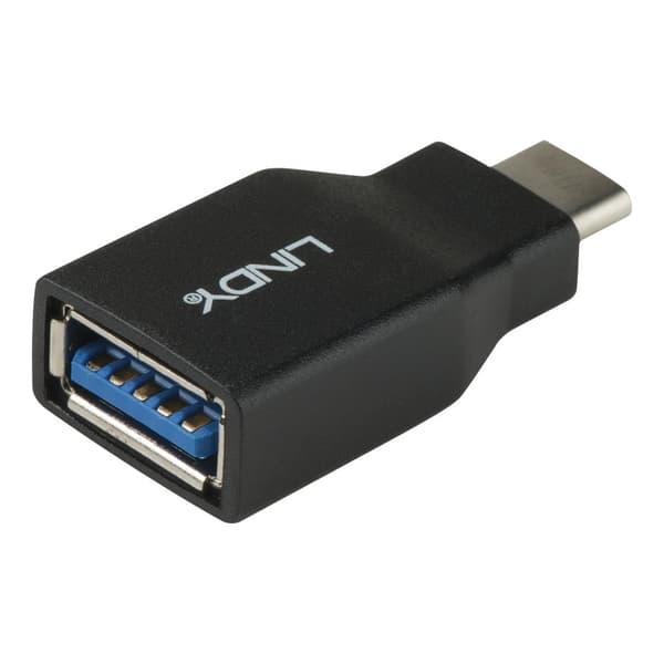 Lindy - USB-adapter - USB Type-C (M) - 9-benet USB Type-A (F) (USB / USB2.0 / USB3.0 / USB 3.1 Gen1) - Vendbar C-Han (41899)