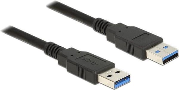DeLOCK 85060 USB-kabel 1 m USB 3.2 Gen 1 (3.1 Gen 1) USB A Svart