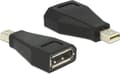 Miniatyrbild 1 av 4: Delock - Mini DisplayPort - DisplayPort Adapter - Svart