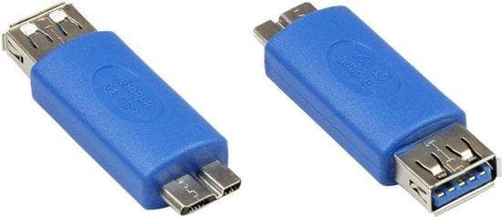 Alcasa USB-AD46 microUSB 3.0 B USB 3.0 A blåt kabel-interface/adapter (USB-AD46)