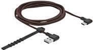 DeLOCK Easy - USB-kaapeli - USB (M) vasen/oikea kulma, käännettävä USB-C:ksi (M) vasen/oikea kulma, käännettävä - USB2.0 - 2,0 m - musta (85283)