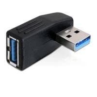 DeLock USB3.0 uros-naarassovitin - verkkosovitin - SuperSpeed USB3.0 - kulmassa 90° vaakasuunnassa (65341)
