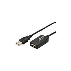 Digitus ASSMANN - USB-förlängningskabel - USB typ A, 4-stift (M) - USB typ A, 4-stift (W) - 5 m (USB / Hi-Speed USB) - aktiv kabel (signalregenerering