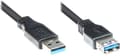 Miniatyrbild 1 av 3: Bra anslutningar USB till USB-förlängningskabel - USB3.0 - upp till 0,9A / svart - 1,8 meter