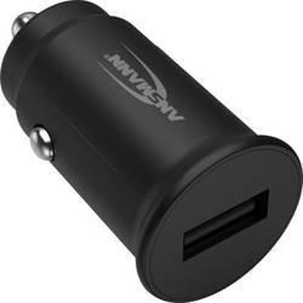 Ansmann InCar Charger CC105 1000-0031 USB-laturi Auto, kuorma Lähtövirta (max.) 1000 mA 1 x USB 2.0 väylä A musta