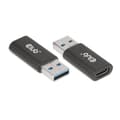 Miniatyrbild 1 av 2: Club 3D - USB-adapter - USB Typ A (M) till USB-C (W) - USB 3.2 Gen 1