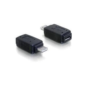 DeLOCK - USB-adapter - 5-benet mikro-USB, type AB (F) - 5-benet mikro-USB, type A (M) (65032)