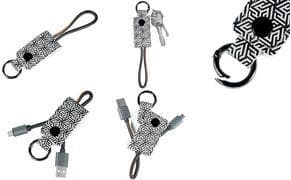 LogiLink USB-kabel med nyckelring, 0,22 m Anslutning 1: USB 2.0 (Typ-A) hane, Anslutning 2: Micro - 1 st (CU0165)