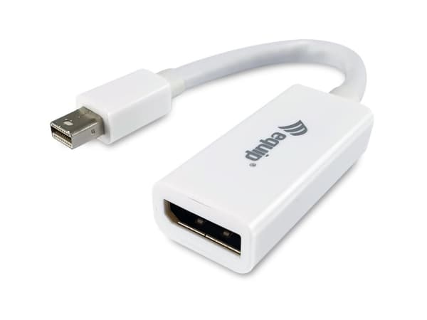 Equip Life - DisplayPort-adapter - Mini DisplayPort (M) til DisplayPort (W) - 15 cm - 4K-understøttelse (133440)