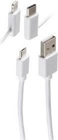 shiverpeaks BS14-15036 USB-kabel 2 m 2.0 USB A Micro-USB B Hvid (14-15036)