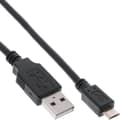 Miniatyrbillede 1 af 5: InLine 31720Q USB kabel 2 m USB 2.0 USB A Micro USB B Sort