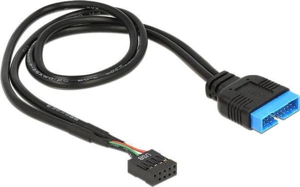 DeLOCK-kabeladaptere/reducere Kabel USB 2.0-pin header hun > USB 3.0 pin header han, 45 cm