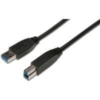 Mercodan USB - 3.0 - A/B - 3m - 3.0 (3.1 Gen 1) - USB A - USB B - Han/Han - Lige - Lige (AK-112302)