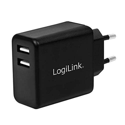 LogiLink PA0210. Opladertype: Indendørs, Strømkilde: AC, Opladerkompatibilitet: Universal. Indgangsspænding: 100 - 240 V, Maksimal udgangsspænding: 5 Sort