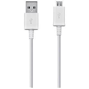 Samsung ECB-DU4EWE - USB-kaapeli - Micro USB Type B (M) - USB (M) - 1,52 m - valkoinen (ECB-DU4EWE)