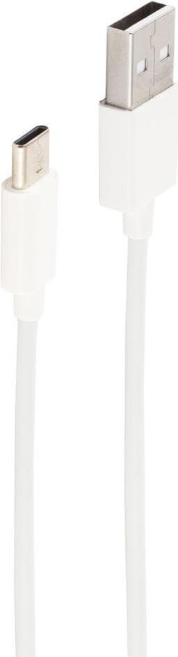 shiverpeaks ®-BASIC-S--USB-opladningssynkroniseringskabel, USB A-stik til USB-C-stik, 2.0, ABS, hvid, 1.0m (BS14-13041)