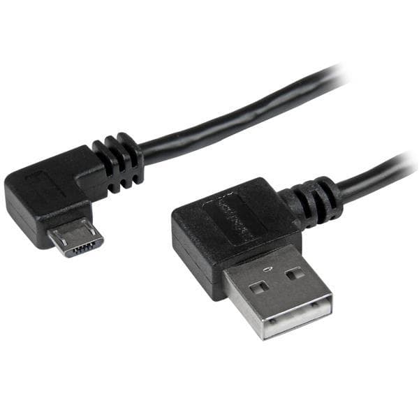 StarTech.com Micro-USB-kabel med retvinklede stik - M/M - USB-kabel - USB Type A, 4-benet (M) - 5-benet Micro-USB Type B (M) - 2,0 m (USB/ USB2. 0) -