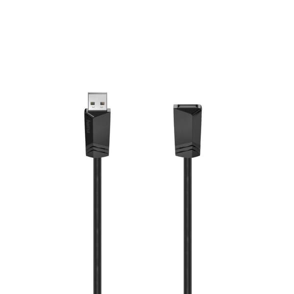 Hama USB-kabel USB 2.0 USB-A-uttag, USB-A-kontakt 1,50 m Svart