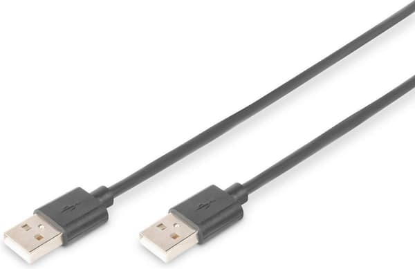 ASSMANN Elektronisk 1,0m USB 2,0 A/A 1m USB A USB A Sort