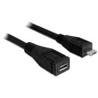 Delock förlängningskabel USB 2.0 typ Micro-B hane > USB 2.0 typ Micro-B hona 1 m (83248)