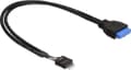 Miniatyrbillede 1 af 2: Delock - Kabel USB 3.0 Pin Header Buchse - USB 2.0 Pin Heade