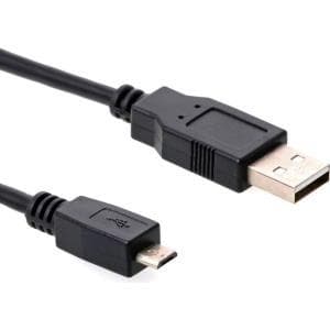 Herweck Helos USB-kabel - USB-kabel - USB-A-kontakt - micro USB B-kontakt - 0,5 m - svart (014666)