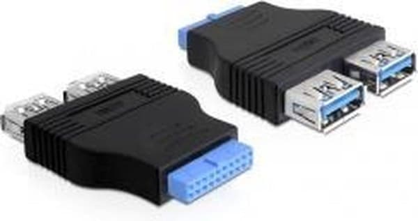 Delock - Adapter USB 3.0 Pin Header Buchse-2x USB 3.0 Buchse