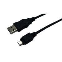 Logilink - USB-förlängningskabel - USB typ A, 4-stift (M) - mini USB typ B, 5-stift (M) - 1,8 m (USB / Hi-Speed USB) (CU0014)