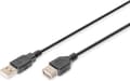 Miniatyrbild 1 av 4: Digitus AK-302000-018-S USB-kabel 1,8 m USB 2.0 USB A Svart