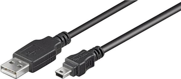 Goobay 93623 USB-kaapeli 1,5 m USB A Micro USB B Musta