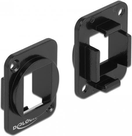 Delock Keystone kannatin 1 portti D-tyypin metallille