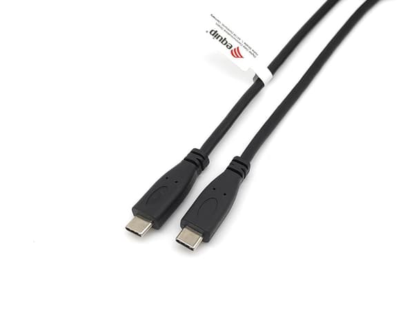 Udstyr - USB-kabel - USB-C (M) til USB-C (M) - USB 2.0 - 3 m - Sort