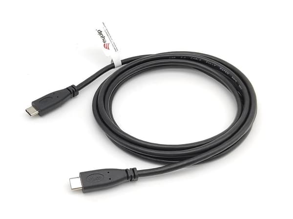 Udstyr - USB-kabel - USB-C (M) til USB-C (M) - USB 2.0 - 3 m - Sort