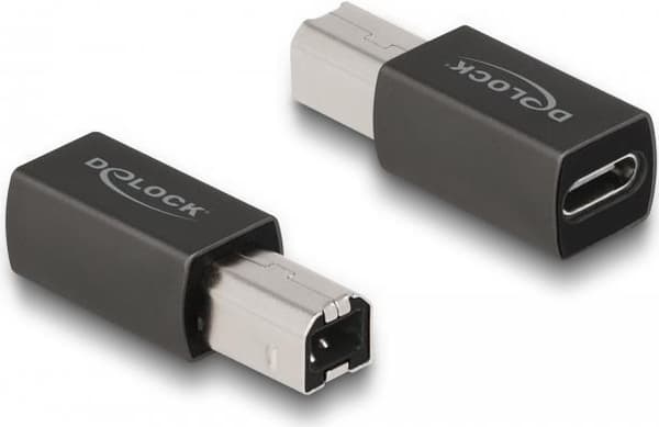 Delock USB 2.0 Adapter USB Type-Câ„¢ hun til Type-B han (65839)