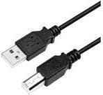 Logilink - USB-kabel - USB (M) till USB typ B (M) - USB 2.0 - 2 m - Svart (CU0007B)