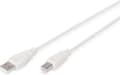 Miniatyrbild 1 av 4: Digitus USB-kabel USB 2.0 USB-A-kontakt, USB-B-kontakt 1,80 m Beige