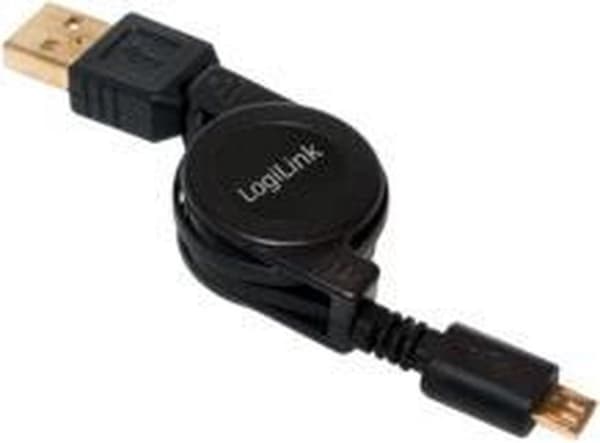 Logilink - USB 2.0 A hane till USB 2.0 Micro hane - 0,75 m
